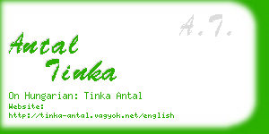 antal tinka business card